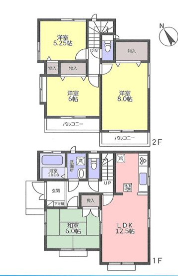 【間取り】 | 中古　暁町