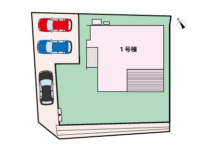 二丈吉井　新築戸建の区画図