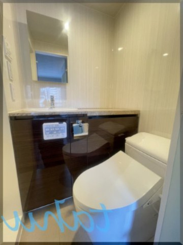 新宿区西早稲田２丁目の賃貸マンションのトイレ|同仕様