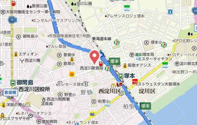 【地図】 | プレサンス塚本ミッドネクスト