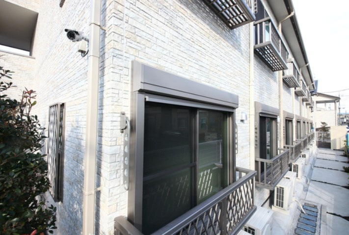 クリスタル青井Ⅰのバルコニー