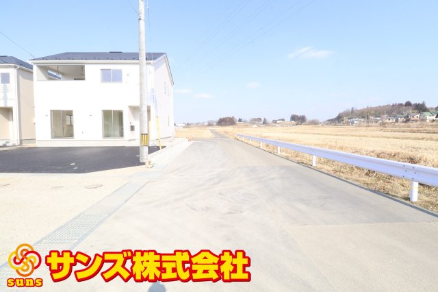 二本松市油井字無地ノ内　　　1号棟　　　油井小学校、安達中学区の居間・リビング|※同社施工例