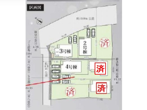 【区画図】 | 【仲介手数料０円】秦野市堀山下3期　新築一戸建て　全7棟 | 秦野市堀山下3期　新築一戸建て　全7棟