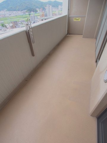 アスレ東原Ⅰ番館のバルコニー