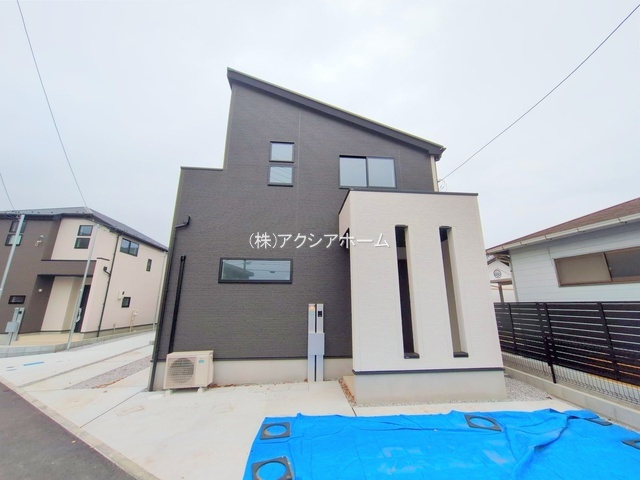 所沢市上新井2丁目・全3棟　新築一戸建　1号棟の外観|現地写真（2025年12月3日撮影）