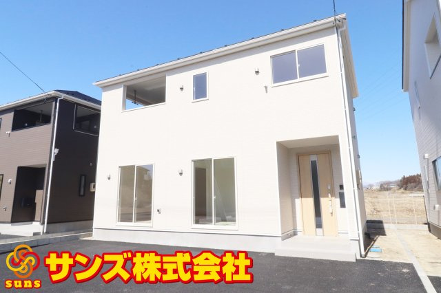 二本松市油井字無地ノ内　　　２号棟　　　油井小学校、安達中学区の外観|南東側から見た外観