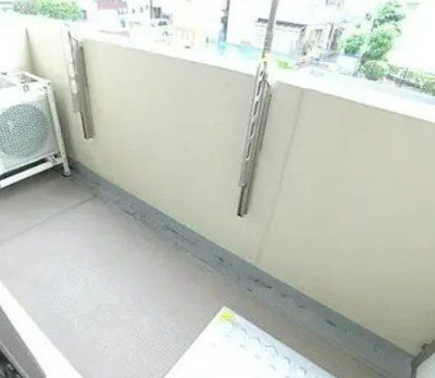 【バルコニー】 | フレア・F | 開放的で明るい空間を演出してくれるバルコニーです