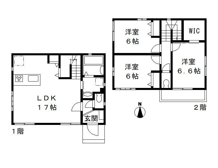 プリマヴェーラ　B棟の間取り