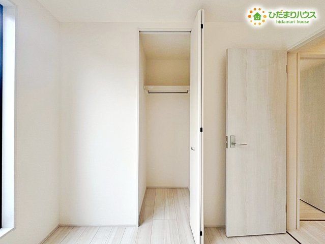 深谷市上野台　第23　新築一戸建て　リーブルガーデン　02の収納|全室にクローゼットが付いていて、お部屋の住空間もスッキリ広々つかえそうです(^^)/								
