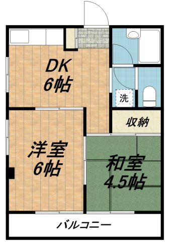 笹屋マンションの間取り