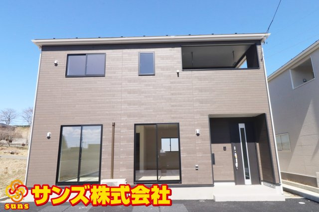 二本松市油井字無地ノ内　　　３号棟　　　油井小学校、安達中学区の外観|南西側から見た区画全体