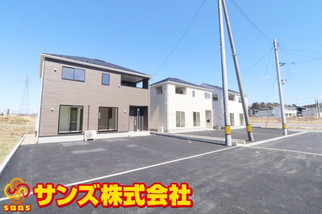 二本松市油井字無地ノ内　　　３号棟　　　油井小学校、安達中学区の外観|南側前面道路