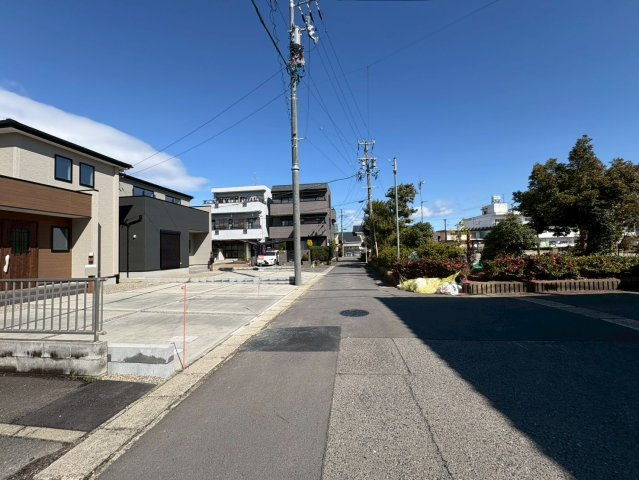 リーブルガーデン　岐阜市南蝉１丁目第１　全２区画分譲の前面道路含む現地写真|■前面道路　■ヤマダ不動産　株式会社リライフ　
■夢のマイホーム購入をフルサポートします！