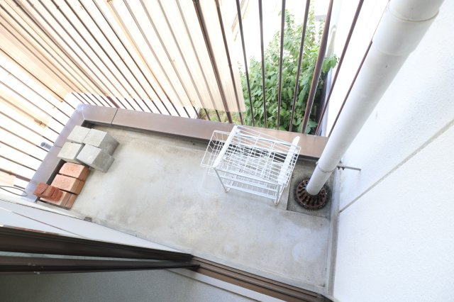 原田ハイツのバルコニー