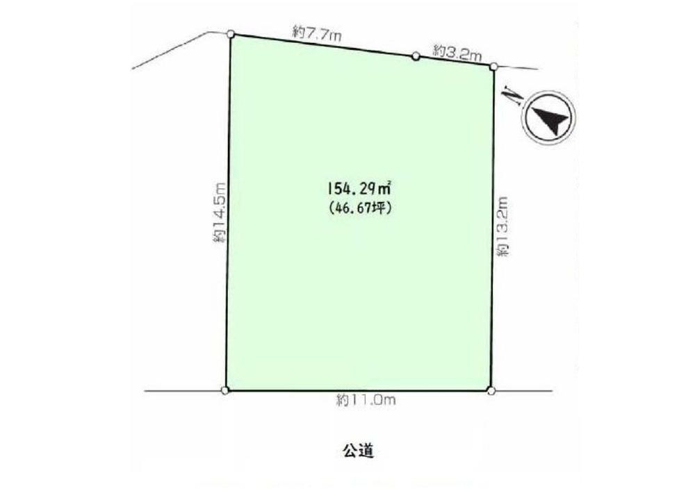 戸塚区汲沢6丁目 土地 3480万円の区画図