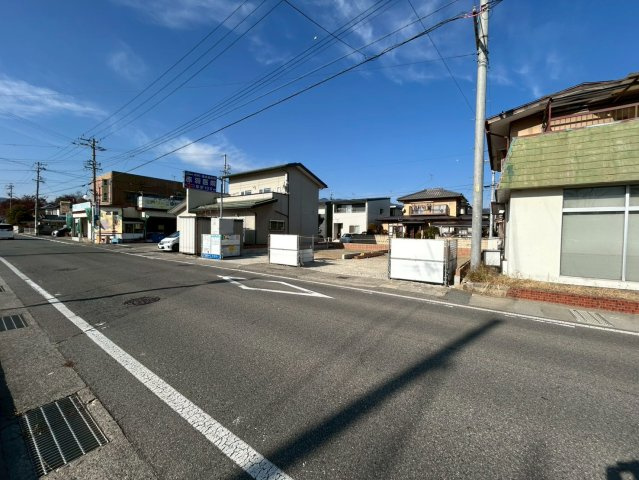 新築戸建　長野稲里町中氷鉋の前面道路含む現地写真|南側道路