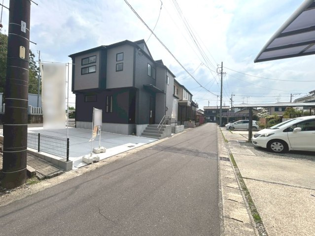 ブルーミングガーデン　江南市飛高町宮町　全1区画分譲の前面道路含む現地写真|■前面道路　■ヤマダ不動産　株式会社リライフ　
■夢のマイホーム購入をフルサポートします！