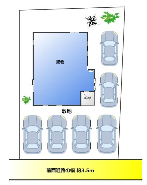 姫路市網干区新在家　山陽電鉄「網干駅」徒歩16分の区画図