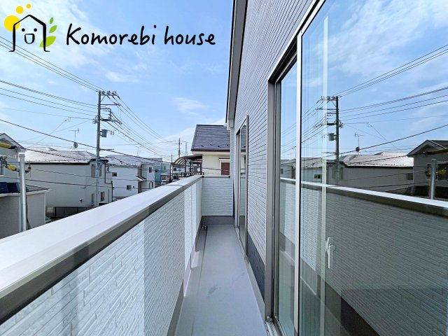 上尾市浅間台　1期　新築一戸建て　テラシエ　01のバルコニー|26.1.19撮影済み