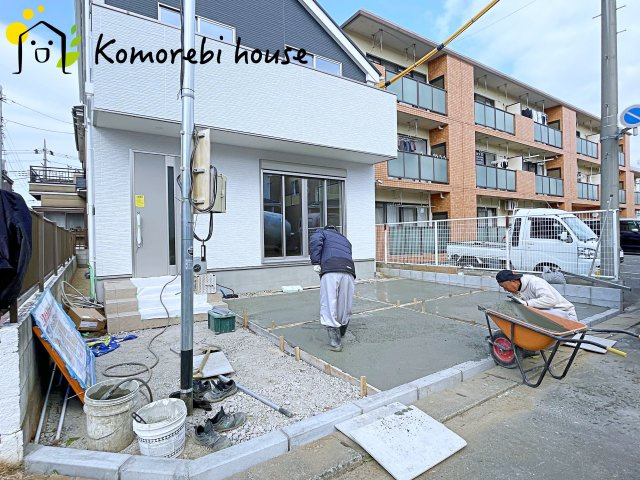 上尾市浅間台　1期　新築一戸建て　テラシエ　01の駐車場|26.1.19撮影済み