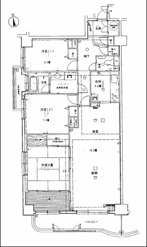 センシブル大仁の間取り