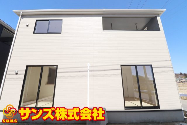 二本松市油井字無地ノ内　　　６号棟　　　油井小学校、安達中学区の外観|南東側から見た外観