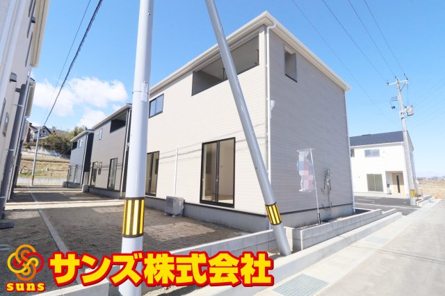 二本松市油井字無地ノ内　　　６号棟　　　油井小学校、安達中学区の外観|南東側から見た外観