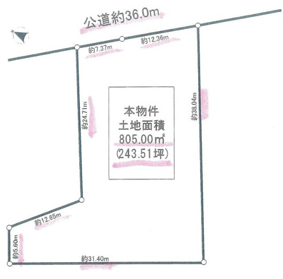 【区画図】 | マンション　1棟　田園都市線　つきみ野駅