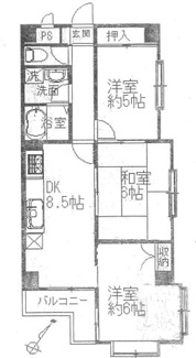 【間取り】 | マンション　1棟　田園都市線　つきみ野駅