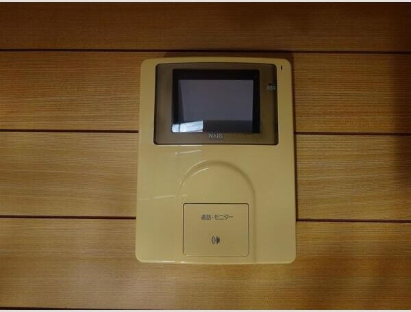 エクシード野立のセキュリティ|モニター付きインターホンです