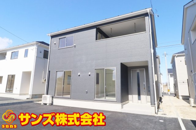 二本松市油井字無地ノ内　　　８号棟　　　油井小学校、安達中学区の外観|南東側から見た外観