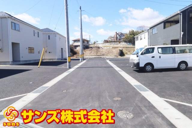 二本松市油井字無地ノ内　　　８号棟　　　油井小学校、安達中学区の外観|南側前面道路