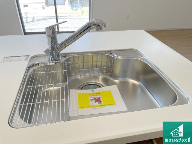 大津市本宮　第1期　新築一戸建ての設備|広々としたシンクで食器洗いも楽々！