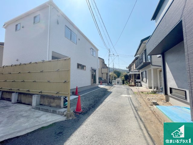 大津市本宮　第1期　新築一戸建ての外観|お客様に長く安心して住んでいだだける事にこだわった家づくり！住んでからのアフターサービスにもしっかりと取り組んでいます！