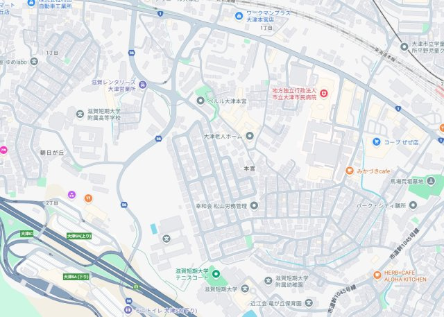 大津市本宮　第1期　新築一戸建ての地図