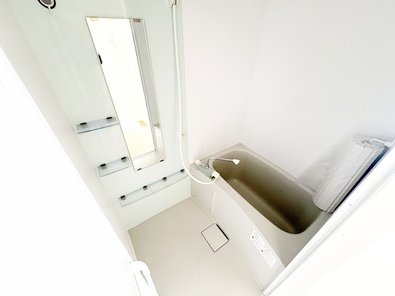 山一東尾久ビルの浴室|落ち着いた空間のお風呂です☆