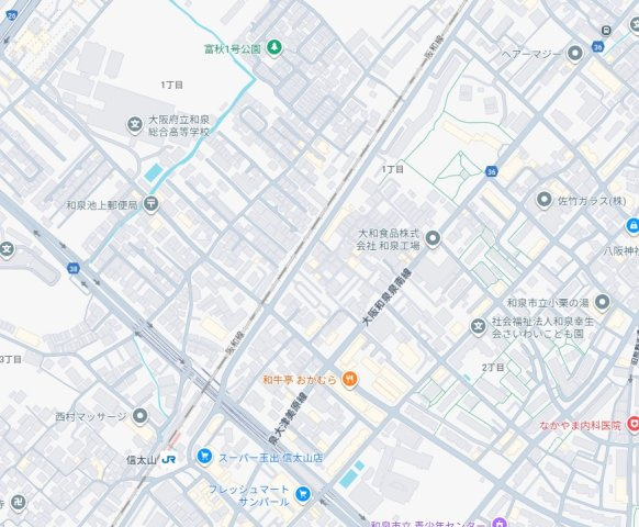 和泉市富秋町　第2期　新築一戸建ての地図
