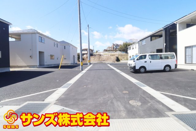 二本松市油井字無地ノ内　　　９号棟　　　油井小学校、安達中学区の外観|南側前面道路