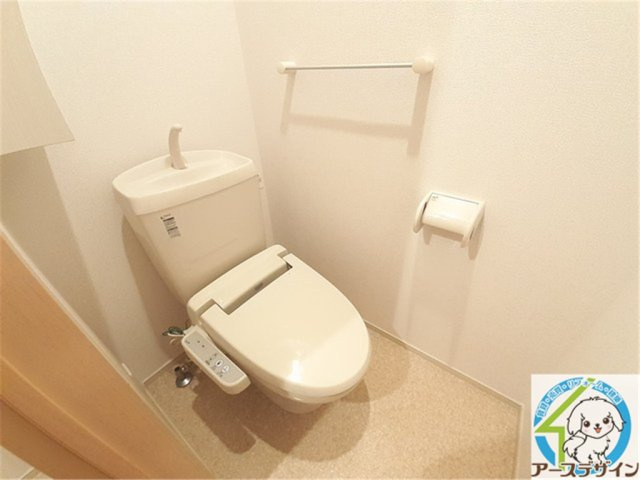 ヴィラデルソーレⅡのトイレ|パース写真