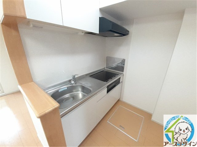 ヴィラデルソーレⅡのキッチン|パース写真