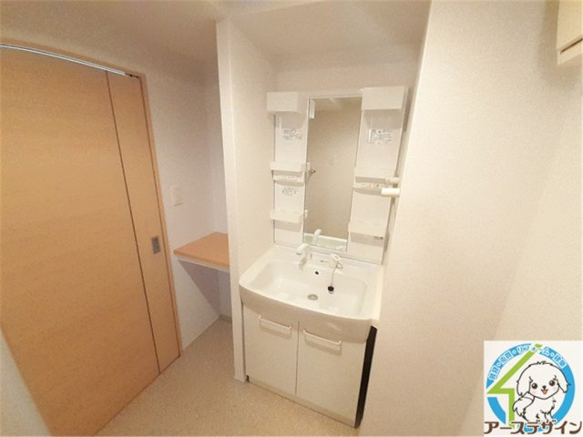 ヴィラデルソーレⅡの洗面所|パース写真