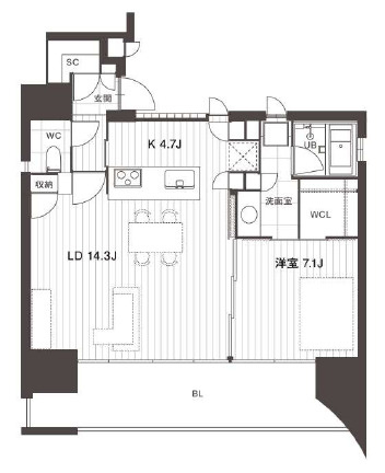 ヴァルトハウスの間取り