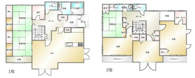 【中古戸建】前橋市下新田町の間取り|■間取り図｜敷地面積：356.18（約107.74坪）　建物面積：175.77（約53.17坪）