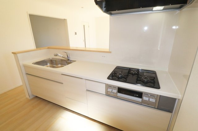 二本松市油井字無地ノ内　　　１１号棟　　　油井小学校、安達中学区の外観|南東側から見た区画全体