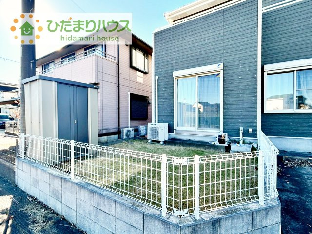 【庭】 | つくばみらい市紫峰ヶ丘4丁目　中古戸建 | 南東向きのお庭でBBQを！