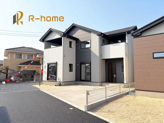 水戸市元吉田町14期　新築戸建て　1号棟の外観|ご予約を頂ければ、『平日』はもちろん『早朝』や『夜間』もご見学可能です♪お気軽にお申し付けください♪