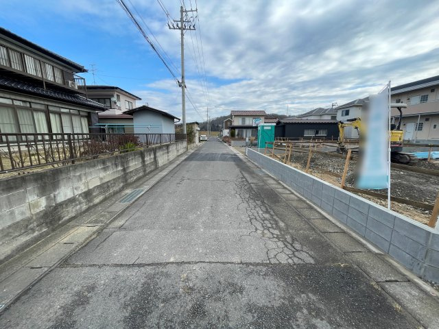 新築戸建・新築建売　本宮市高木第8　本宮小・本宮第一中の前面道路含む現地写真