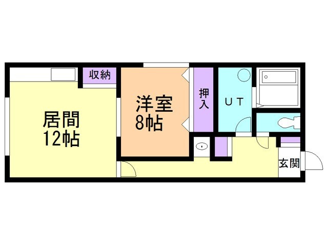 ハイム七の間取り