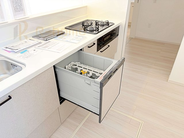 水戸市元吉田町14期　新築戸建て　2号棟の設備|ビルトイン食器洗い乾燥機付き！とってもラクラク嬉しい時短アイテムです♪