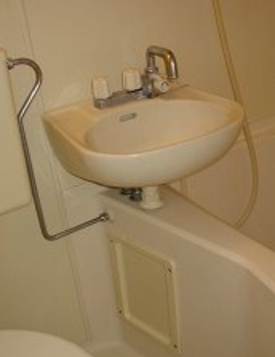 サンハイツの洗面所